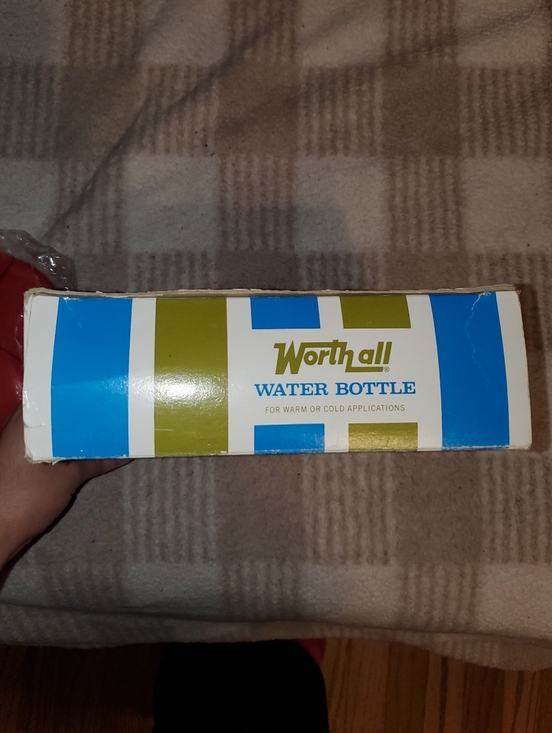 NIB Vintage Worthall Classic Red Hot Water Bottle Sealed Collectible - Picture 11 of 12